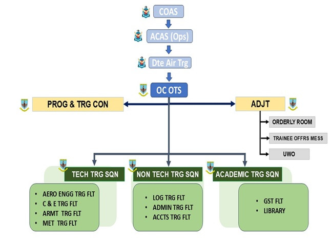 Organogram of OTS
